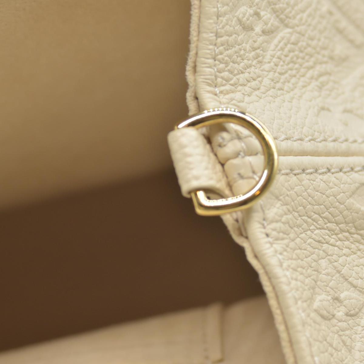 $3450 Louis Vuitton Empreinte Monogram Backup Backpack Cream
