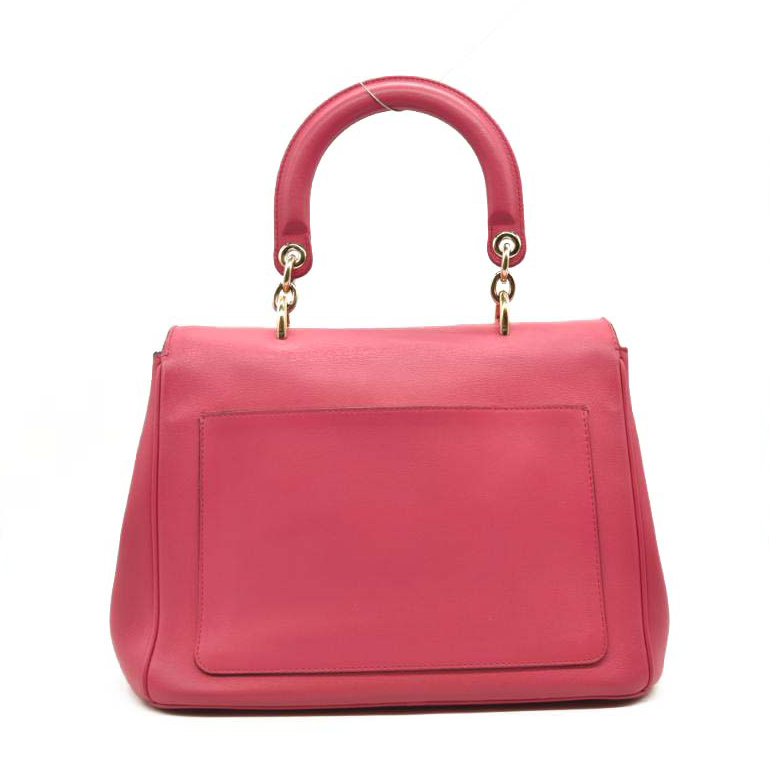 CHRISTIAN DIOR Leather Medium Be Dior Bag