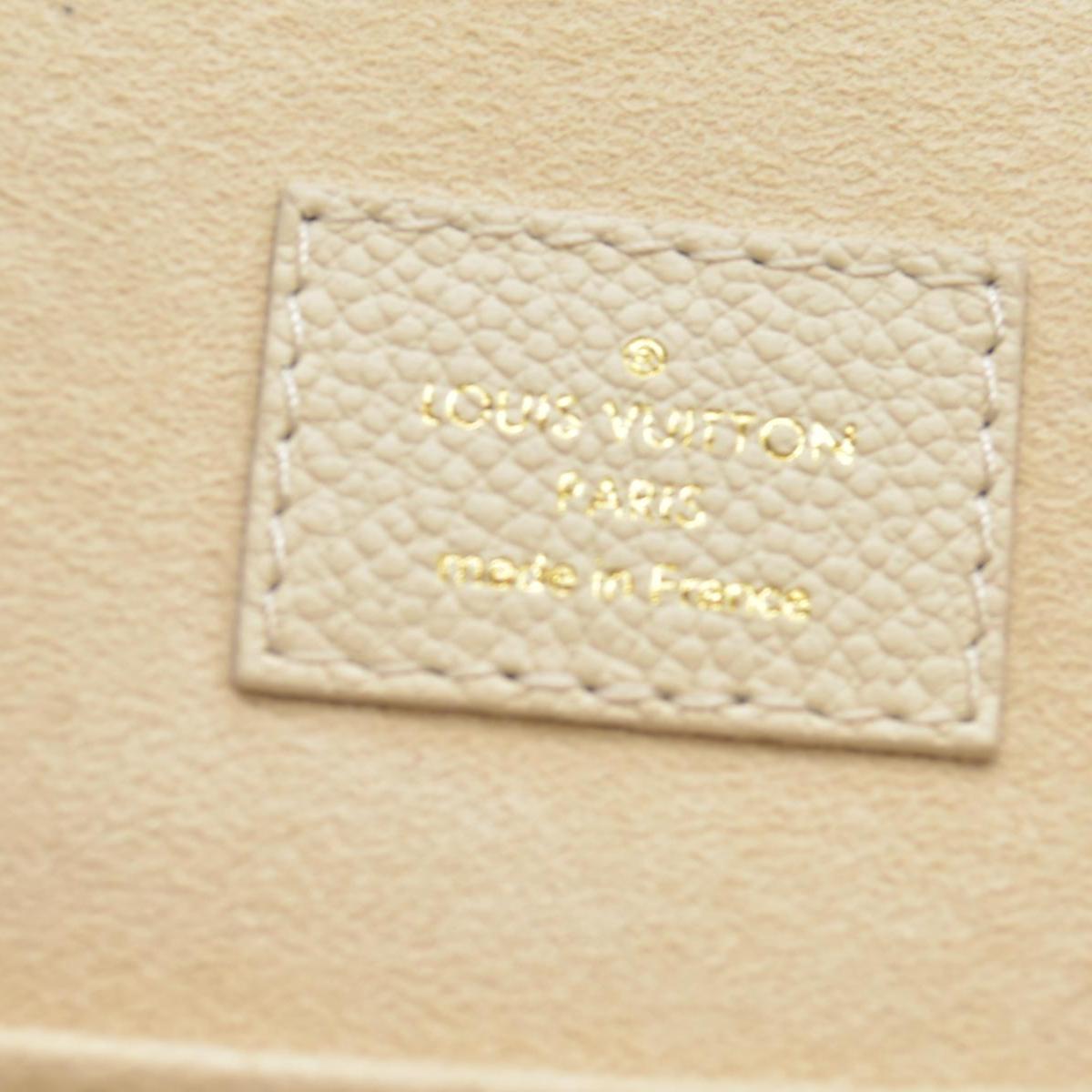 $3450 Louis Vuitton Empreinte Monogram Backup Backpack Cream