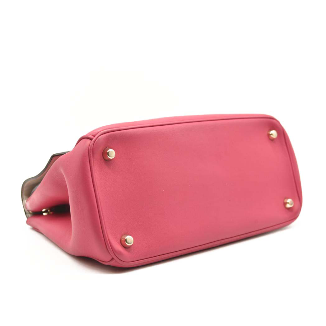 CHRISTIAN DIOR Leather Medium Be Dior Bag