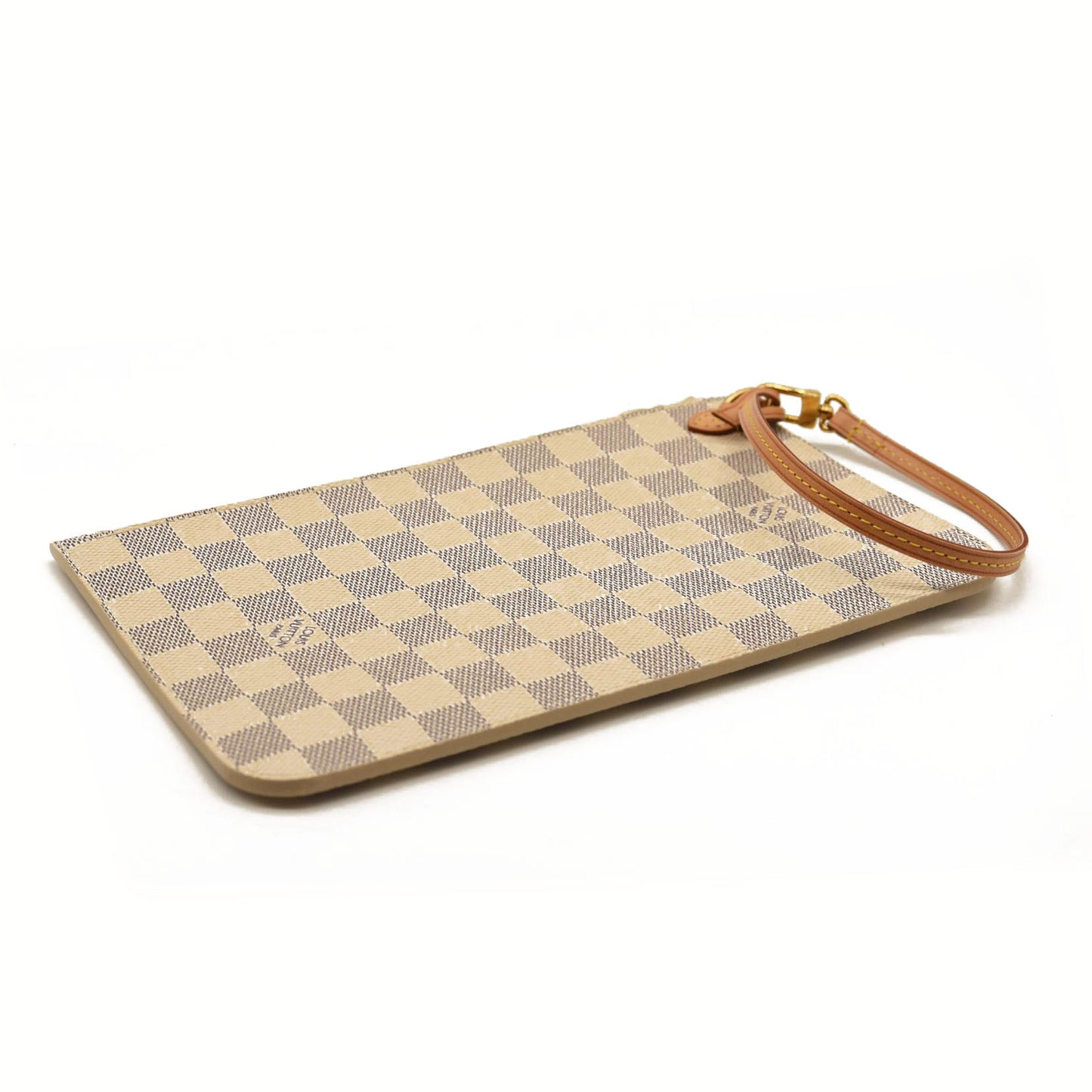 LOUIS VUITTON Damier Azur Neverfull MM Rose Ballerine