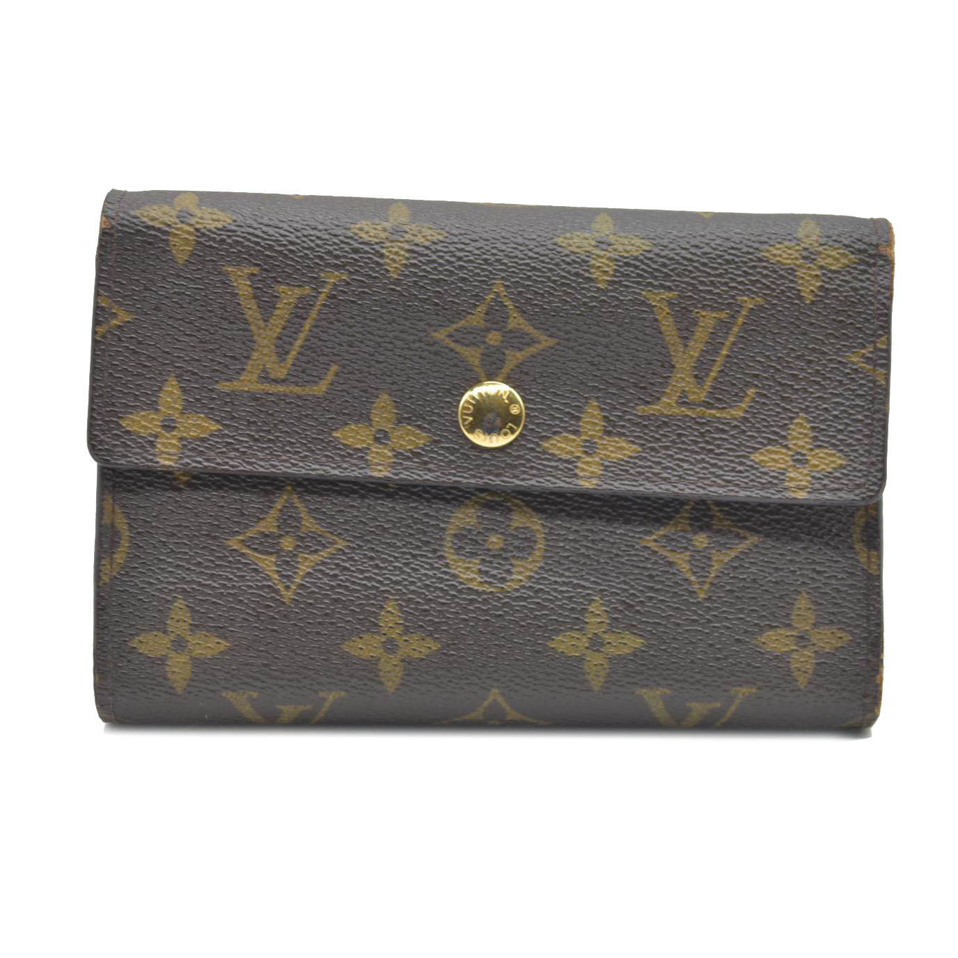 AUCTION $610 LOUIS VUITTON Monogram Alexandra Trifold Wallet CA0097