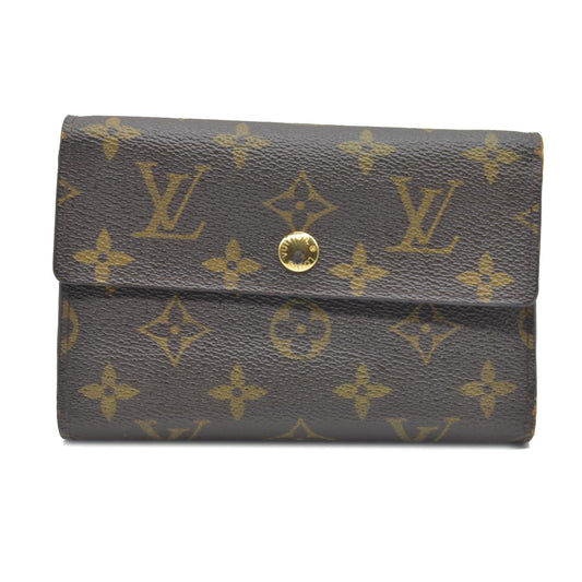 AUCTION $610 LOUIS VUITTON Monogram Alexandra Trifold Wallet CA0097