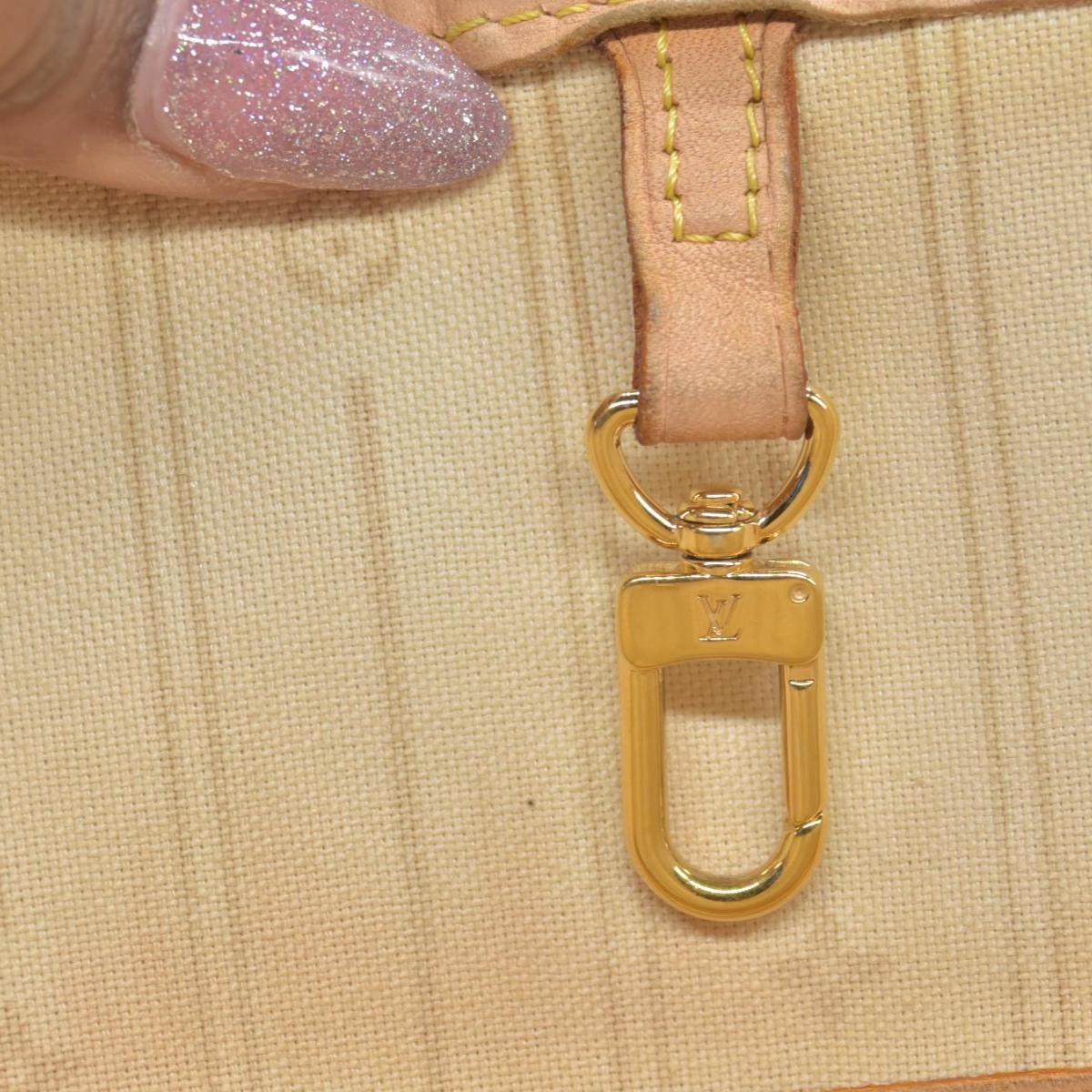$2170 Louis Vuitton Damier Azur Neverfull MM AR1120 2010