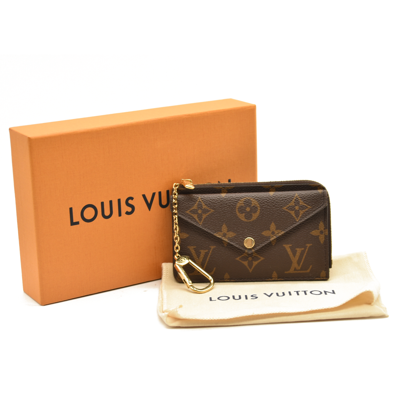 Louis Vuitton  Monogram Recto Verso Card Holder Black RFID