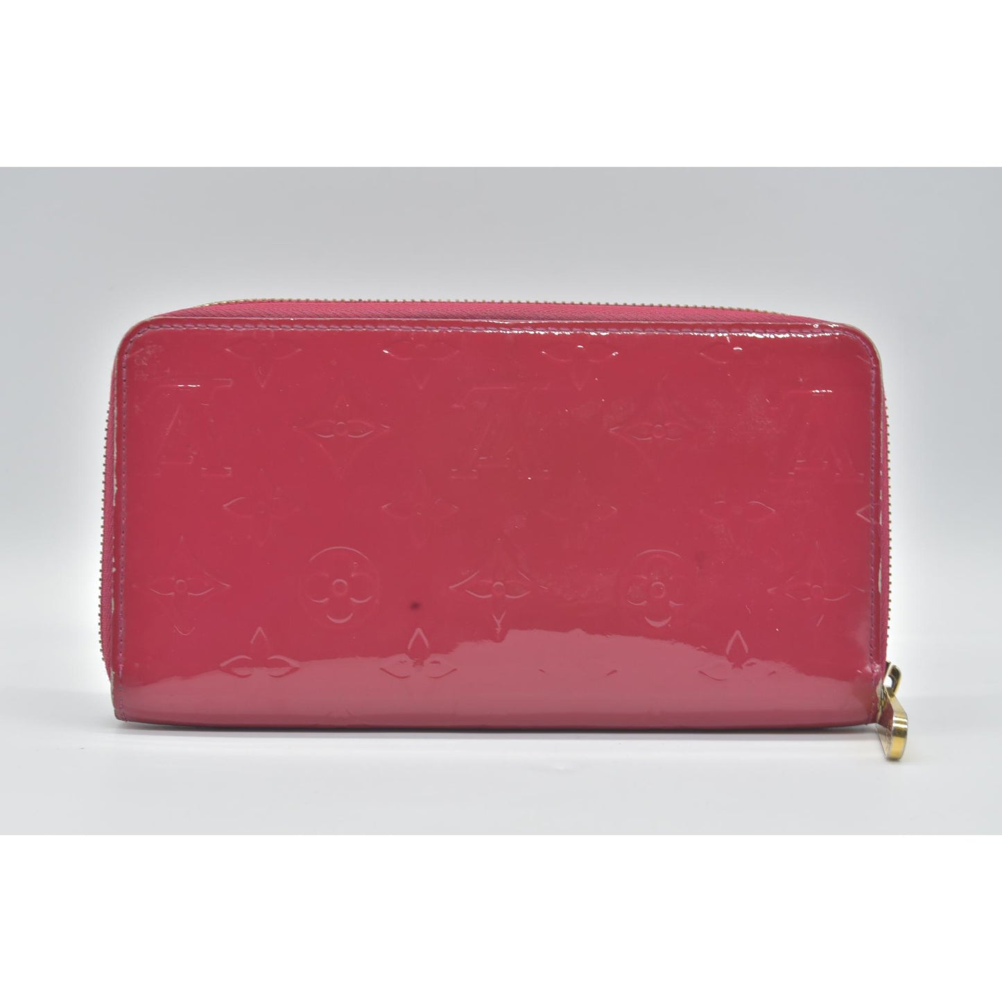 $1060 Louis Vuitton 2012 Vernis Patent Leather Zippy Wallet