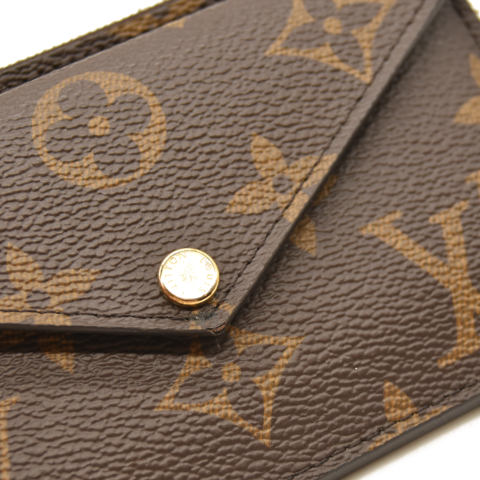 Louis Vuitton  Monogram Recto Verso Card Holder Black RFID