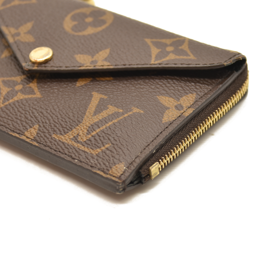 Louis Vuitton  Monogram Recto Verso Card Holder Black RFID