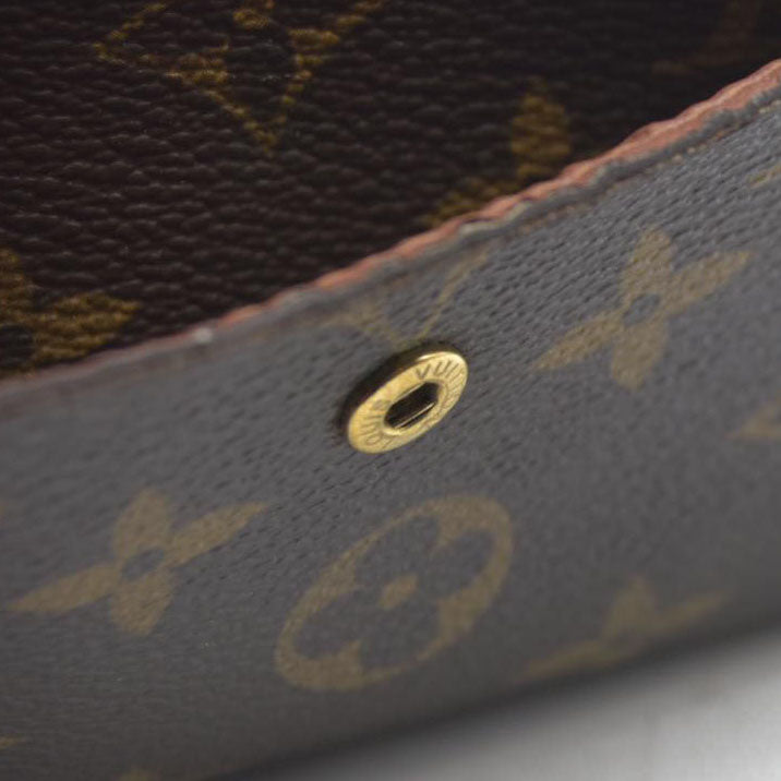 AUCTION $610 LOUIS VUITTON Monogram Alexandra Trifold Wallet CA0097