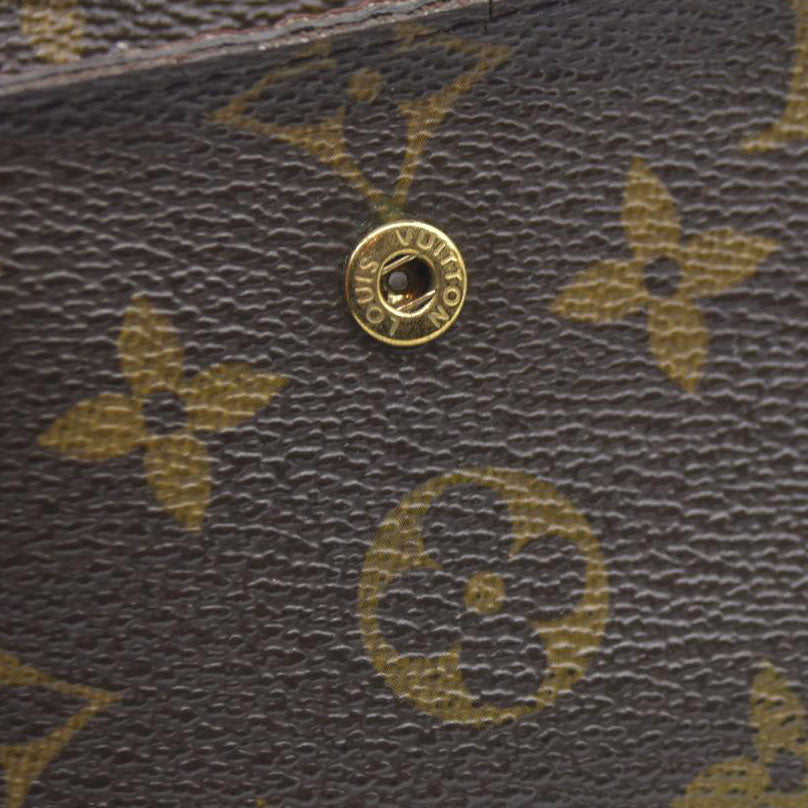 AUCTION $610 LOUIS VUITTON Monogram Alexandra Trifold Wallet CA0097