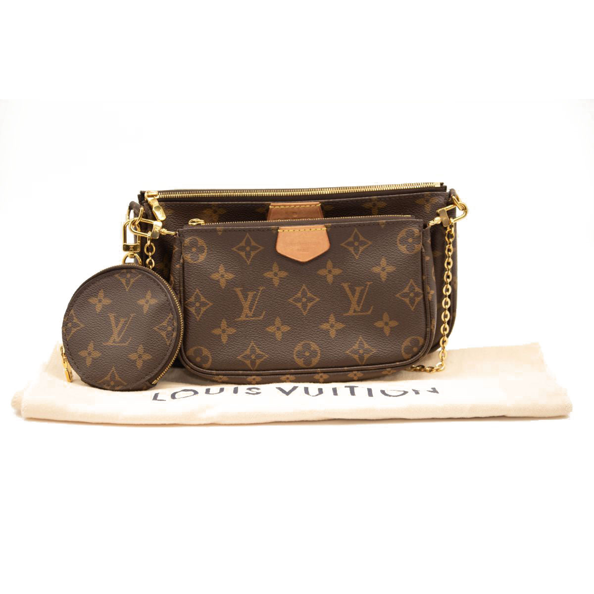 Louis Vuitton Monogram Multi Pochette Accessories Rose Clair