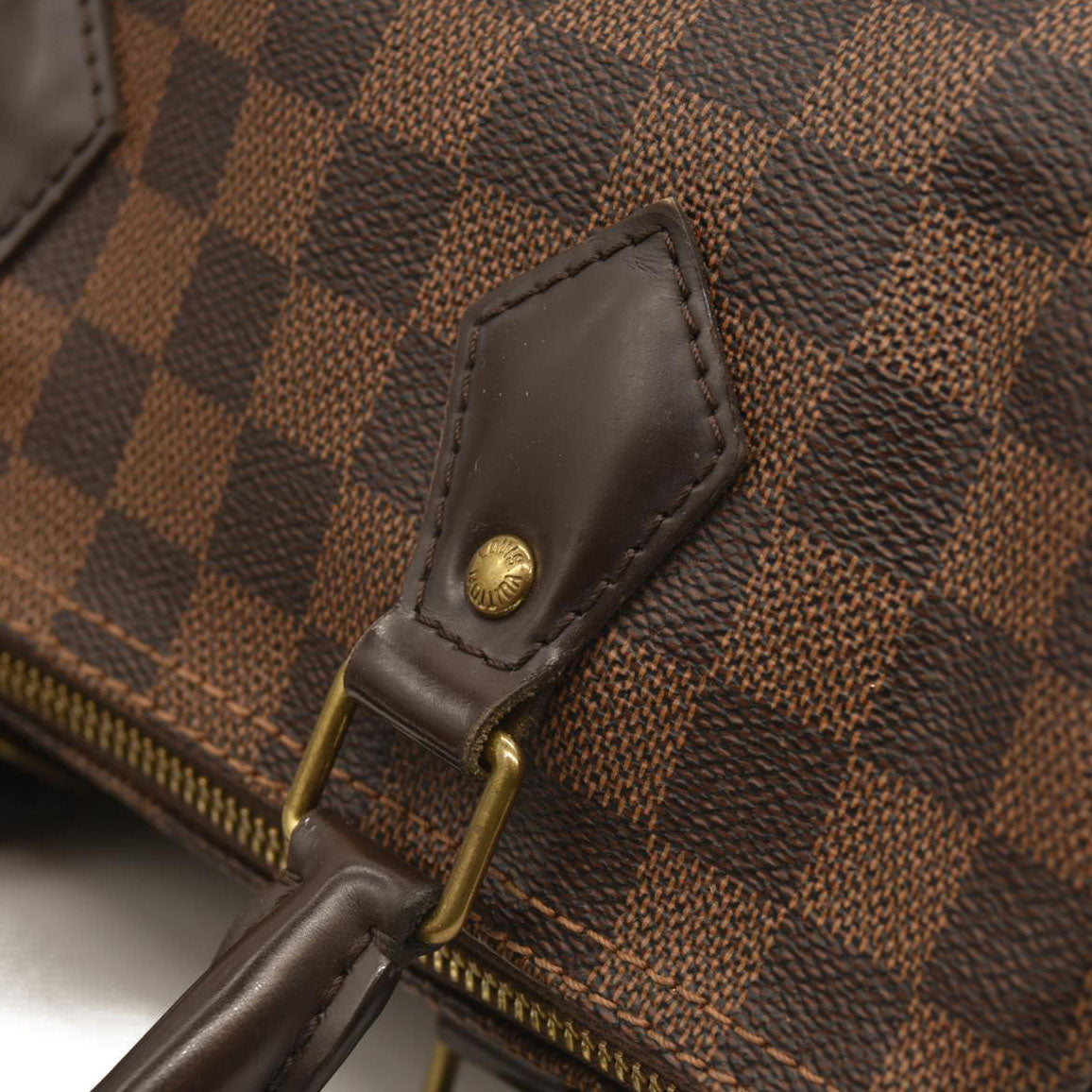 LOUIS VUITTON Damier Ebene Speedy 25 AA4177