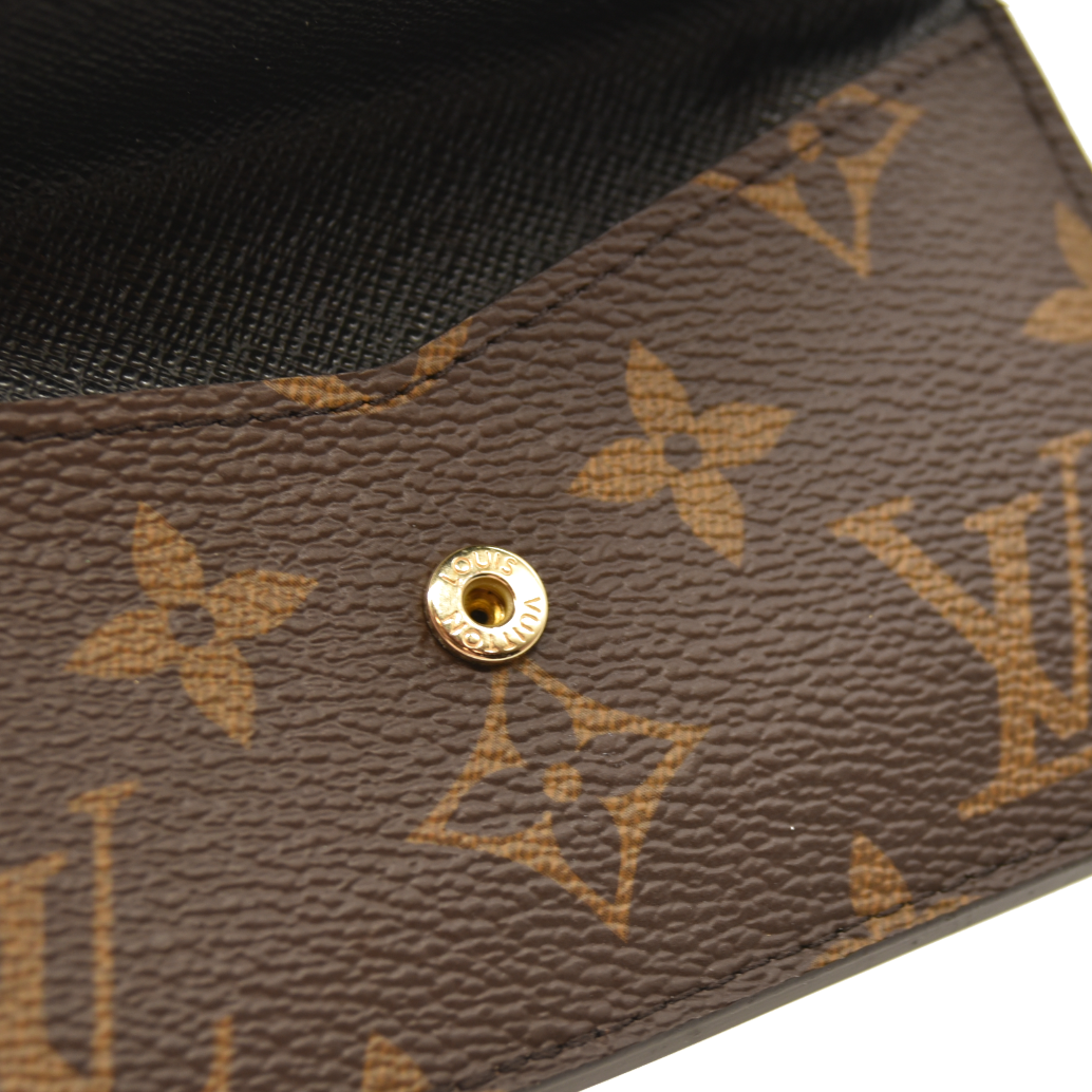 Louis Vuitton  Monogram Recto Verso Card Holder Black RFID