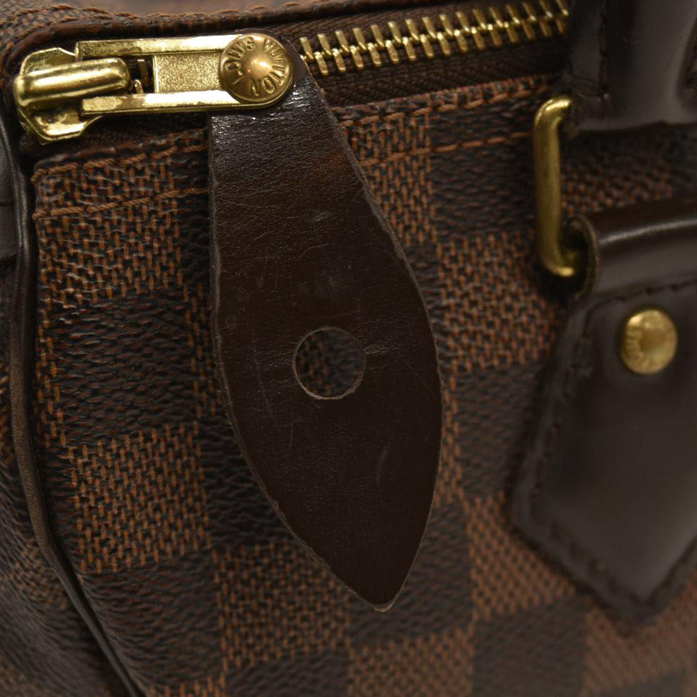 LOUIS VUITTON Damier Ebene Speedy 25 AA4177