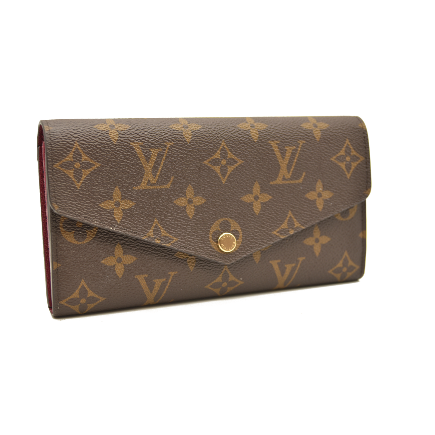 Louis Vuitton  Monogram Sarah Wallet NM Fuchsia RFID