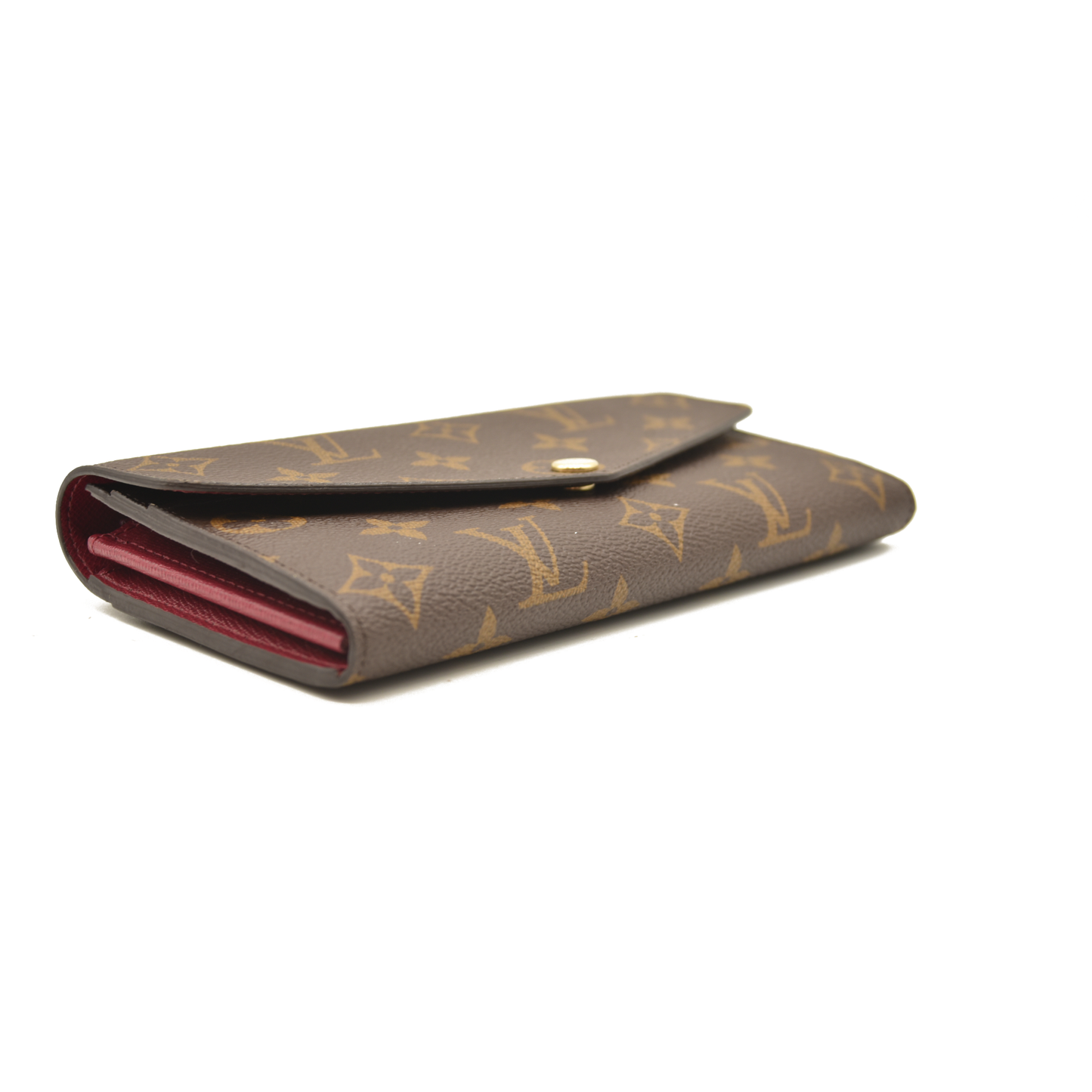 Louis Vuitton  Monogram Sarah Wallet NM Fuchsia RFID