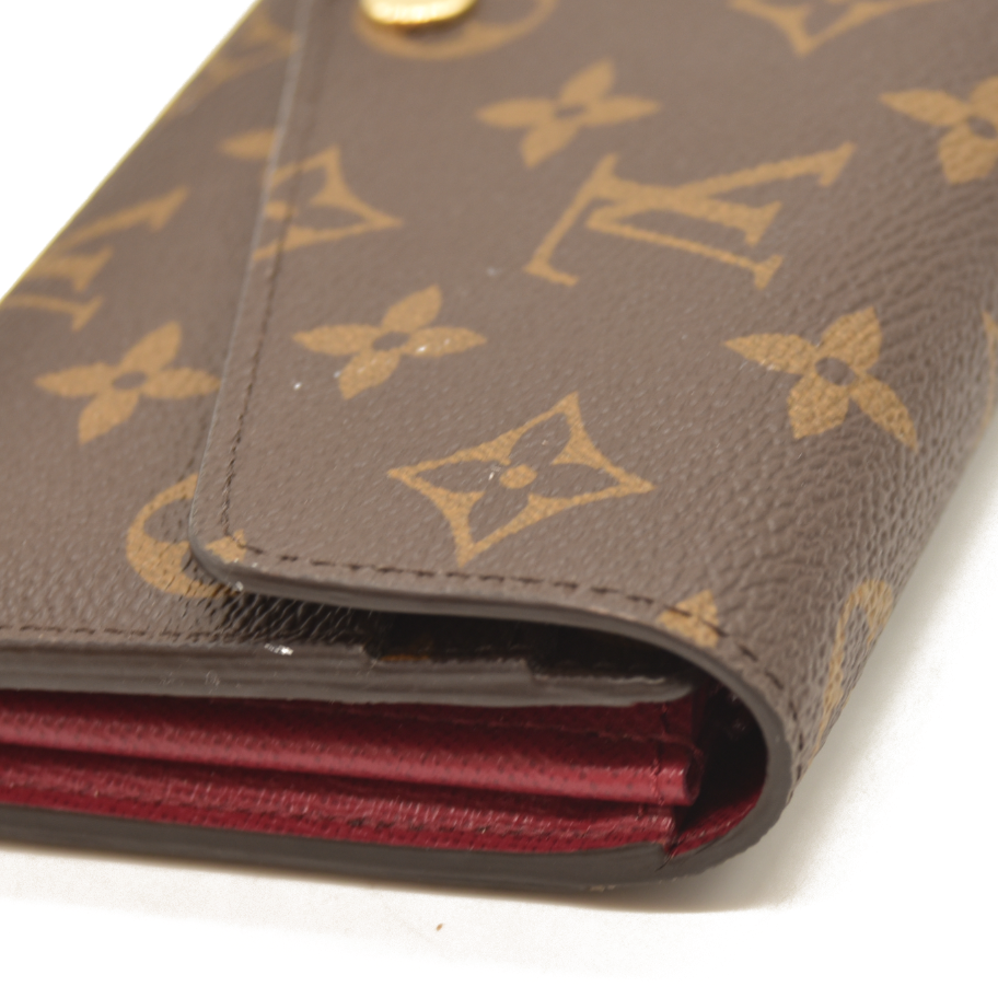 Louis Vuitton  Monogram Sarah Wallet NM Fuchsia RFID