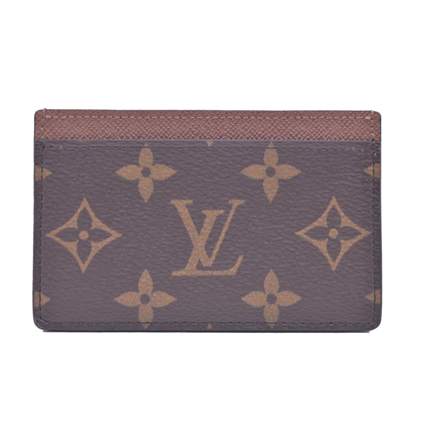 $295 Louis Vuitton Card Holder Monogram Reverse CONSIGNMENT