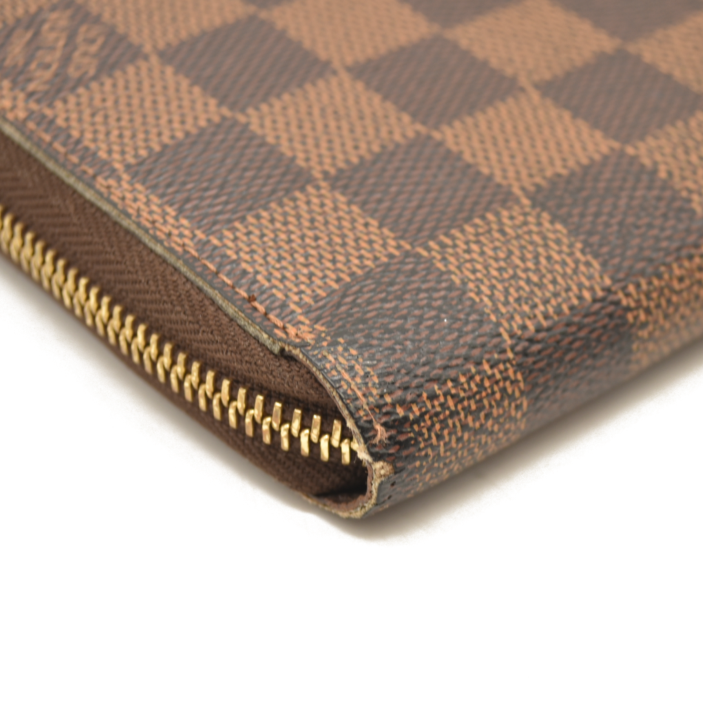 Louis Vuitton  Damier Ebene Zippy Wallet MI3192