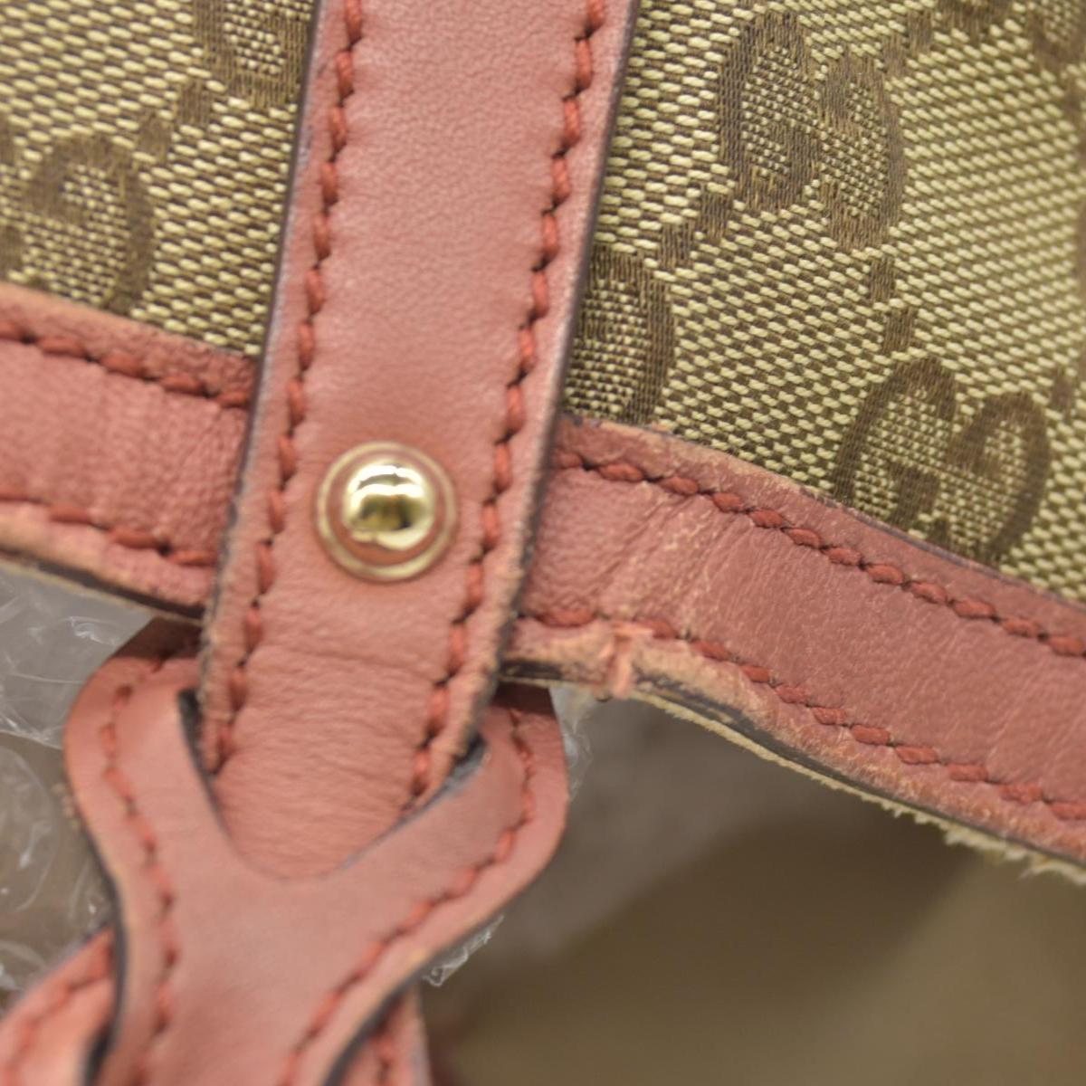 $1040 Gucci Monogram Medium Craft Tote Red