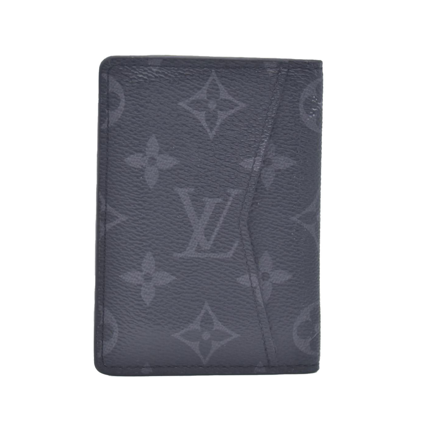 $455 2021 Louis Vuitton Monogram Eclipse Pocket Organizer TA1271 CONSIGNMENT