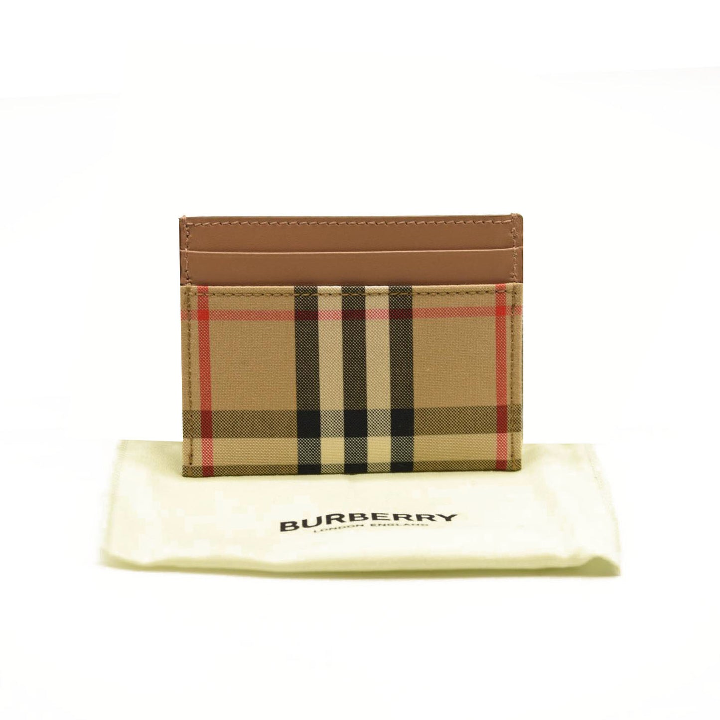 Burberry Check Card Case Archive Beige