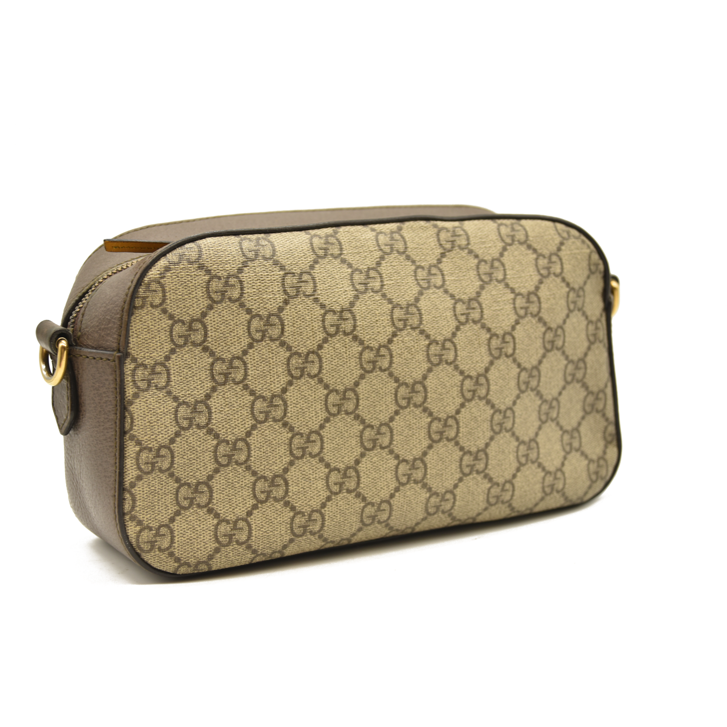 Gucci  GG Supreme Monogram Web Neo Vintage Shoulder Bag Beige New Acero Crop