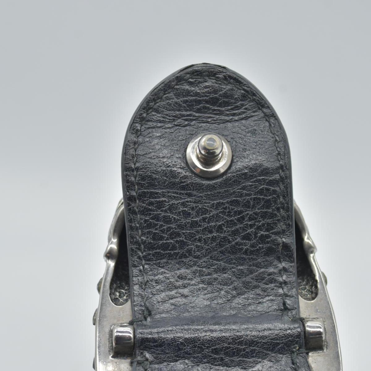 $3350 Gucci Pebbled Calfskin Small Dionysus Shoulder Bag Black