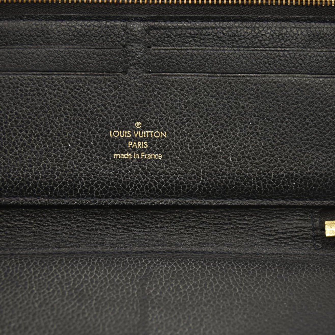 Louis Vuitton  Empreinte Zippy Wallet Black SP0151