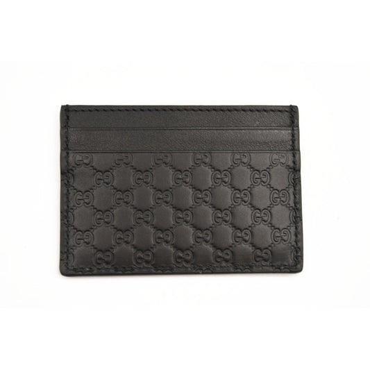 GUCCI Microguccissima Card Holder Black