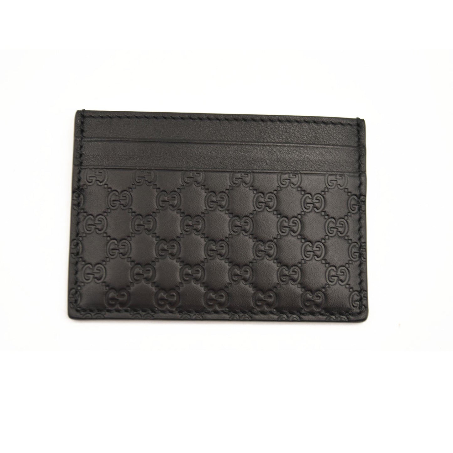 GUCCI Microguccissima Card Holder Black