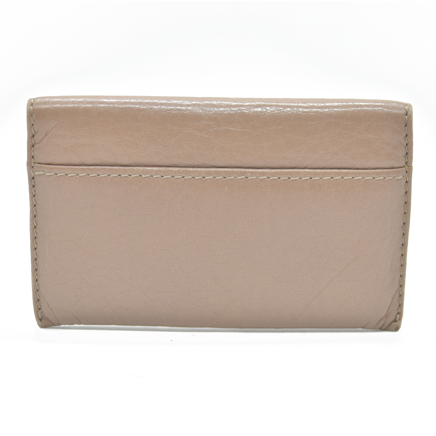 Chloe Lily Leather Card Case Beige