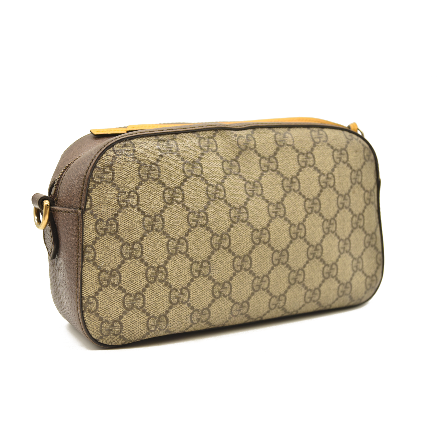 Gucci  GG Supreme Monogram Web Neo Vintage Shoulder Bag Beige New Acero Crop