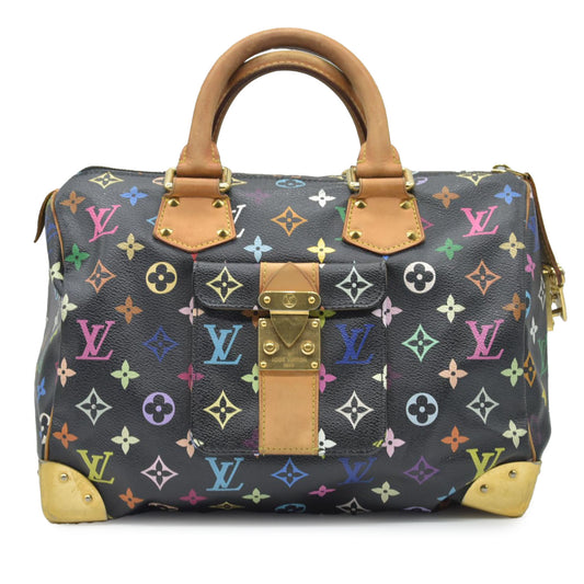 $3150 Louis Vuitton Multicolore Monogram Speedy 30