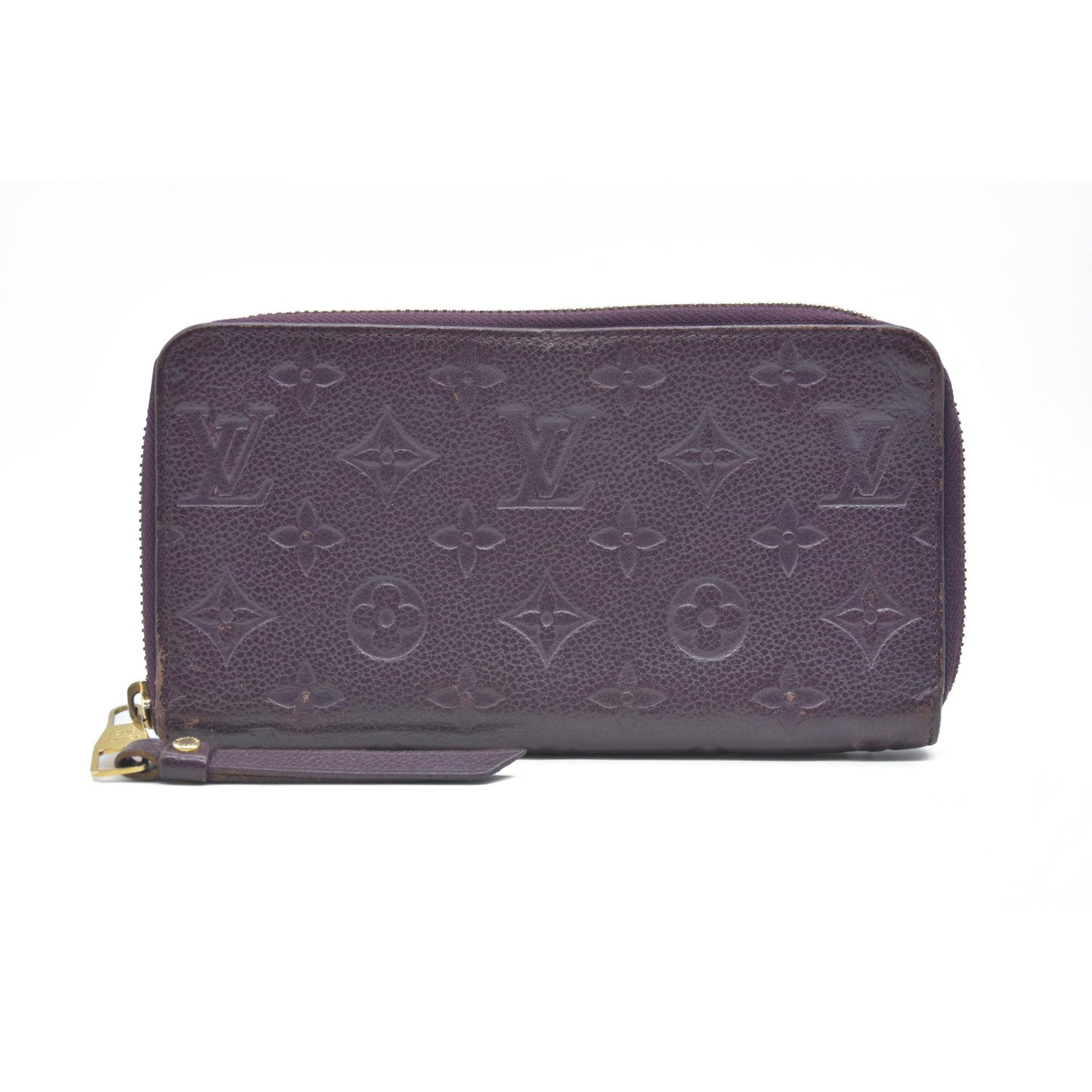 AUCTION $1140 Louis Vuitton  Empreinte Secret Long Wallet Aube