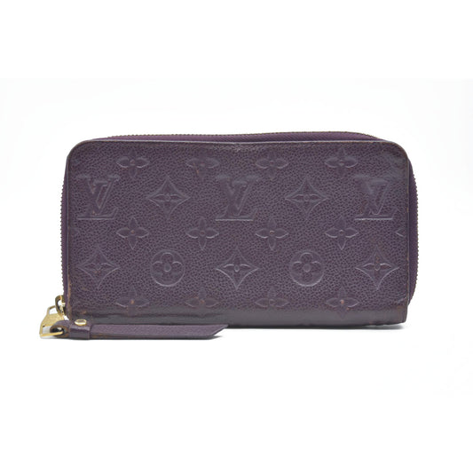 AUCTION $1140 Louis Vuitton  Empreinte Secret Long Wallet Aube