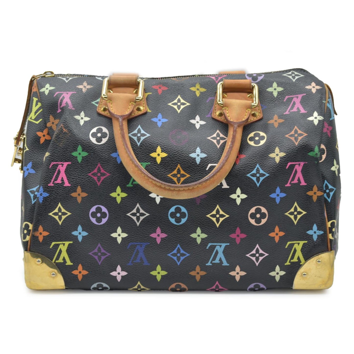 $3150 Louis Vuitton Multicolore Monogram Speedy 30