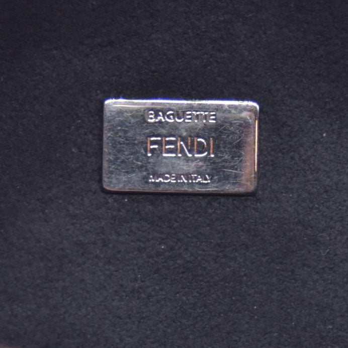 $2500 FENDI Monster Double Micro Baguette Black CONSIGNMENT