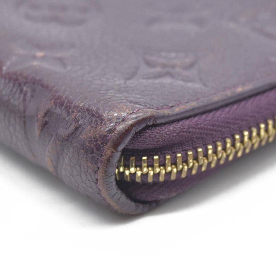 AUCTION $1140 Louis Vuitton  Empreinte Secret Long Wallet Aube