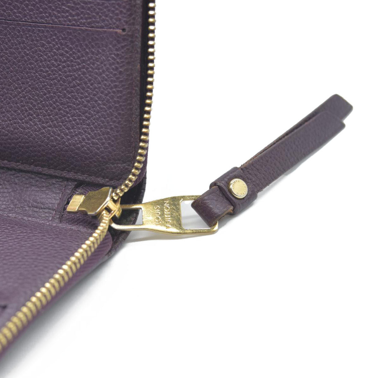 AUCTION $1140 Louis Vuitton  Empreinte Secret Long Wallet Aube