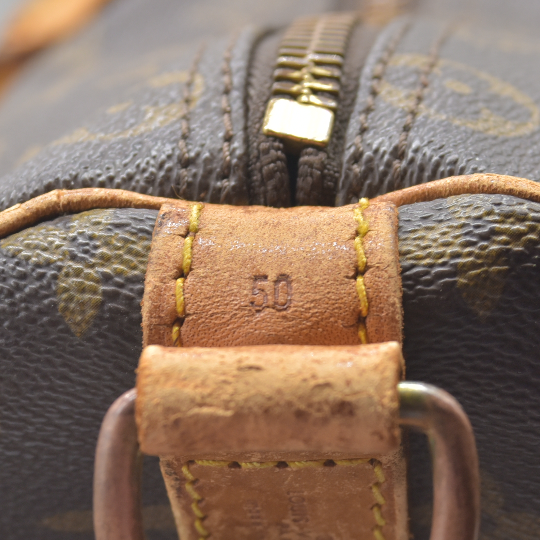 $2750 1985 Louis Vuitton Monogram Keepall Bandouliere 50 SD851