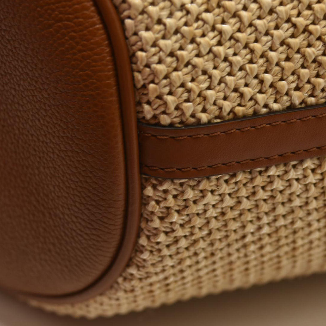 Louis Vuitton  Raffia Saint Jacques Tote Caramel RFID