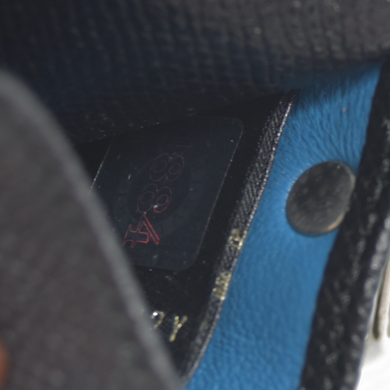 BVLGARI BVLGARI BVLGARI Leather 6 Ring Key Case Black