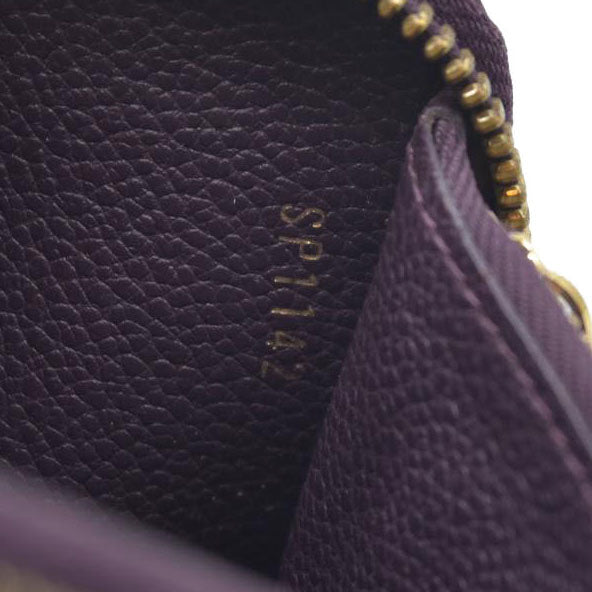 AUCTION $1140 Louis Vuitton  Empreinte Secret Long Wallet Aube