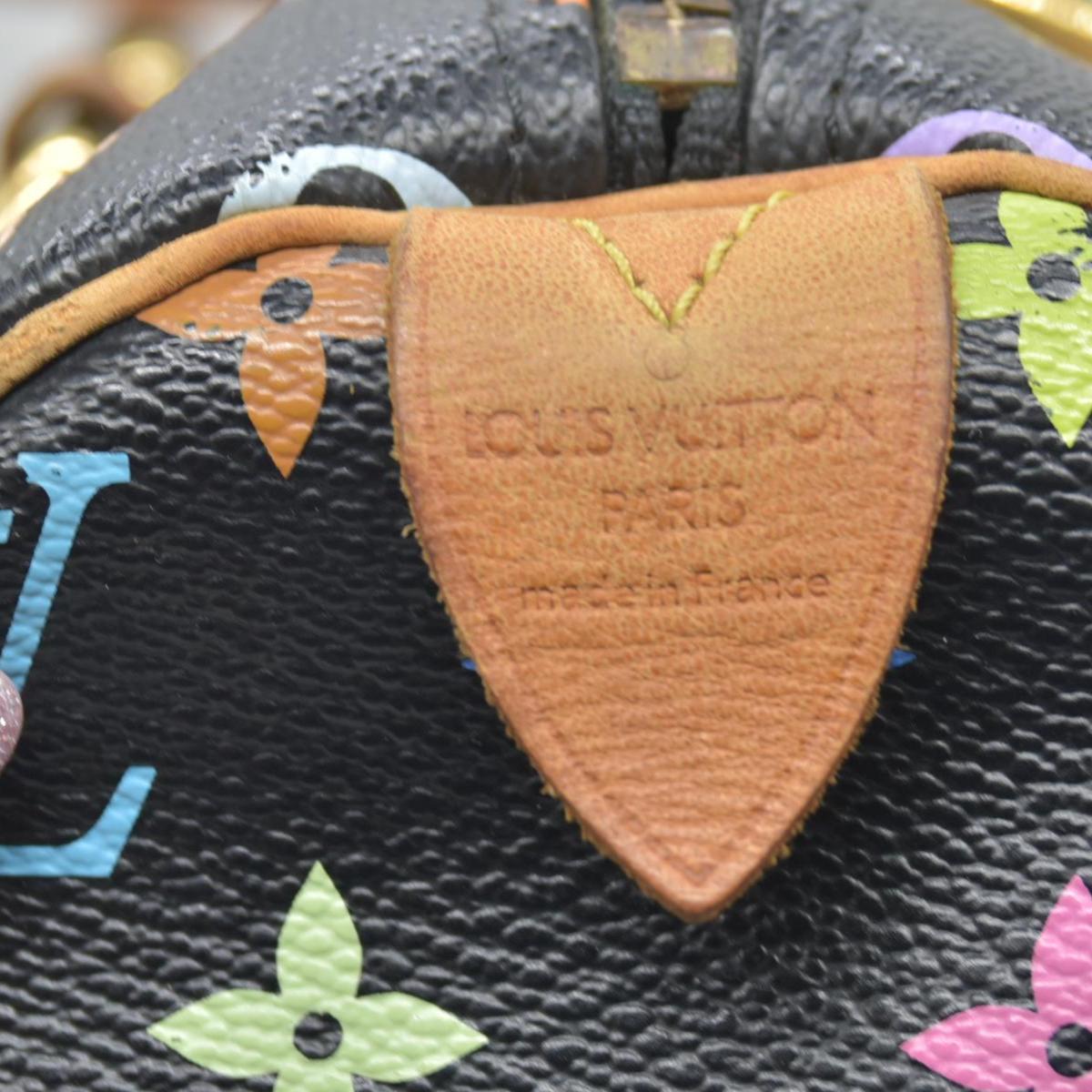 $3150 Louis Vuitton Multicolore Monogram Speedy 30