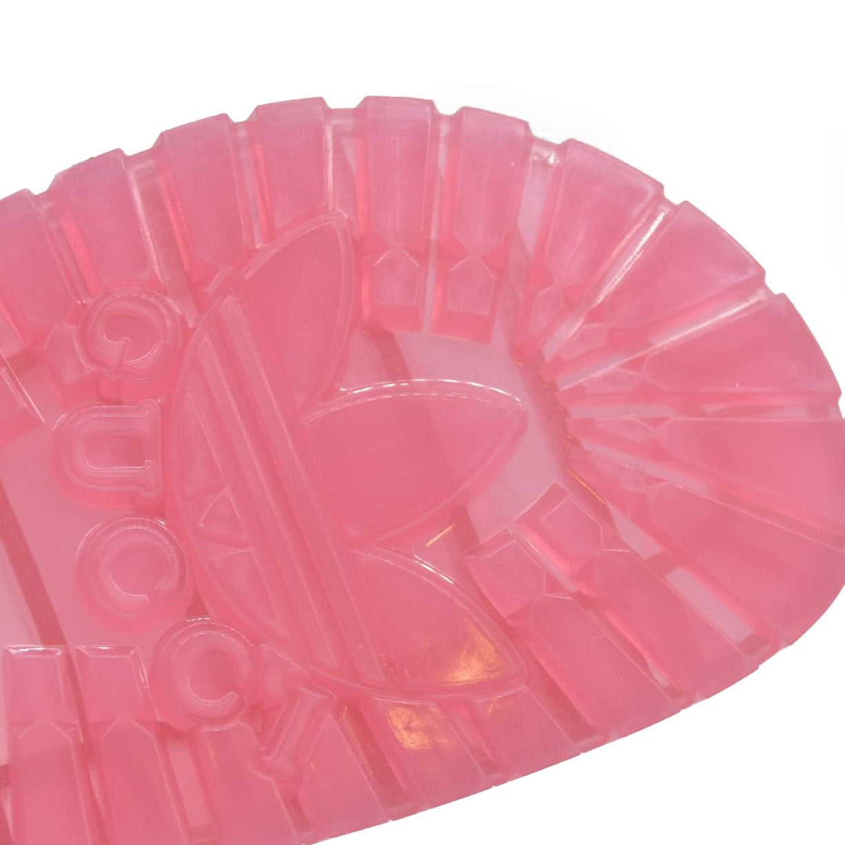 Pristine Gucci X Adidas Pink Platform Jelly Slides Sandals EU 37 US 7