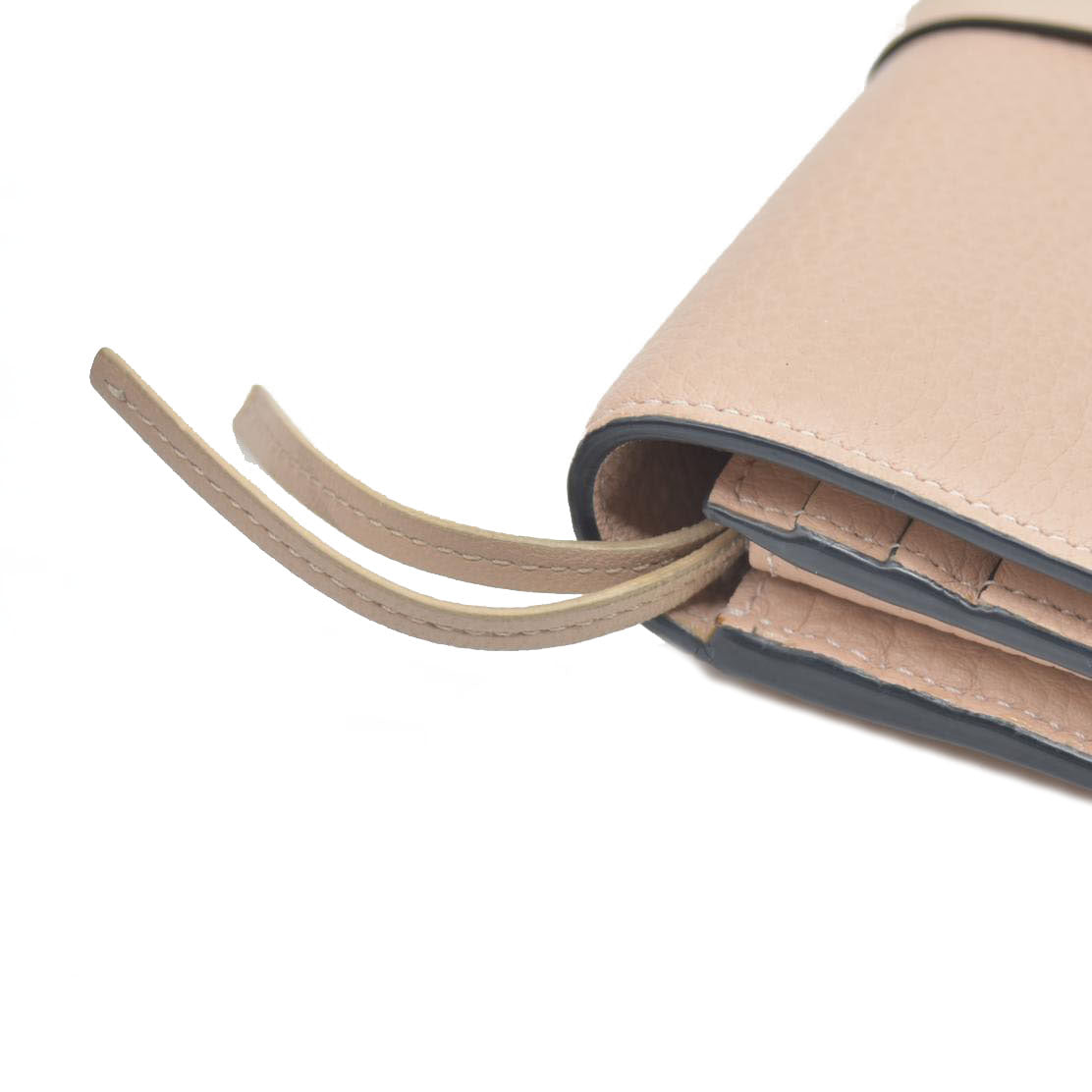 Chloe Alphabet Leather Bifold Long Wallet