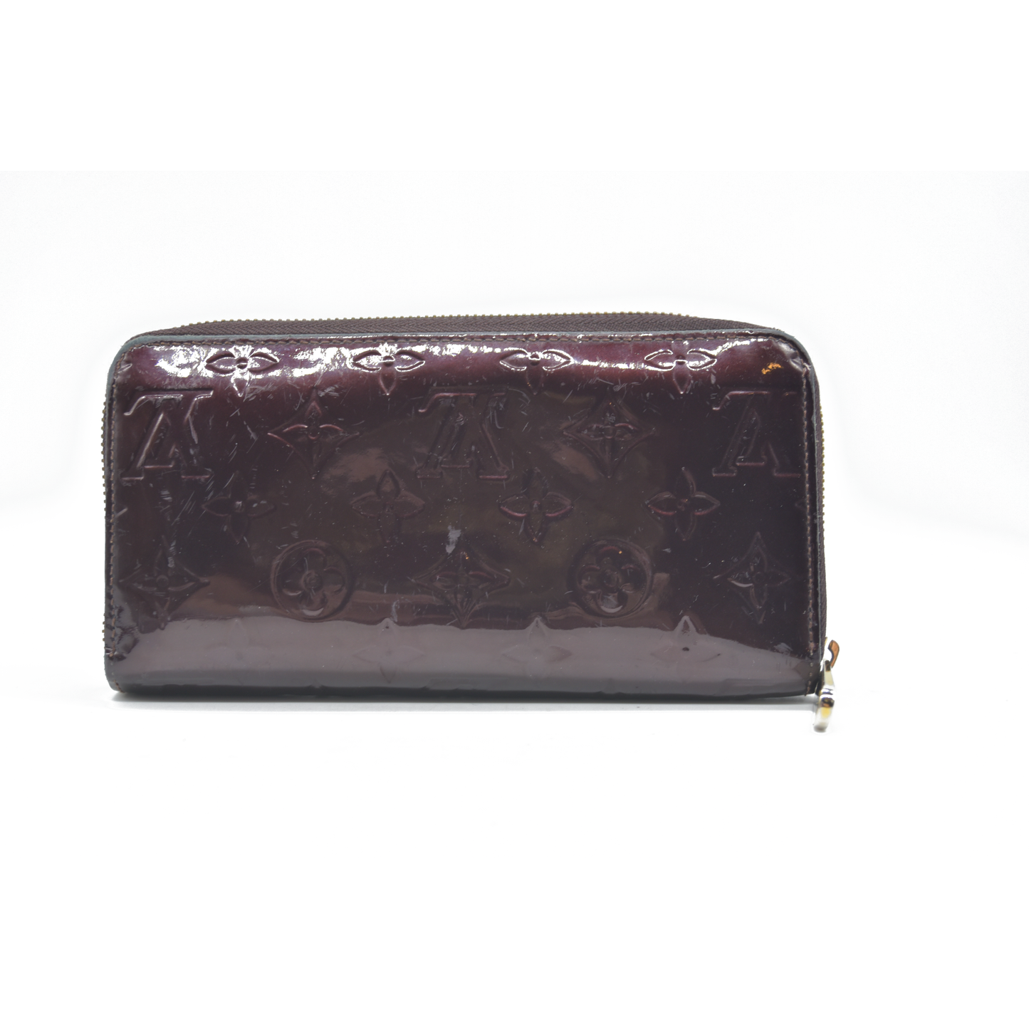 Louis Vuitton Monogram Vernis Leather Zippy Zip Around Long Wallet SP3161