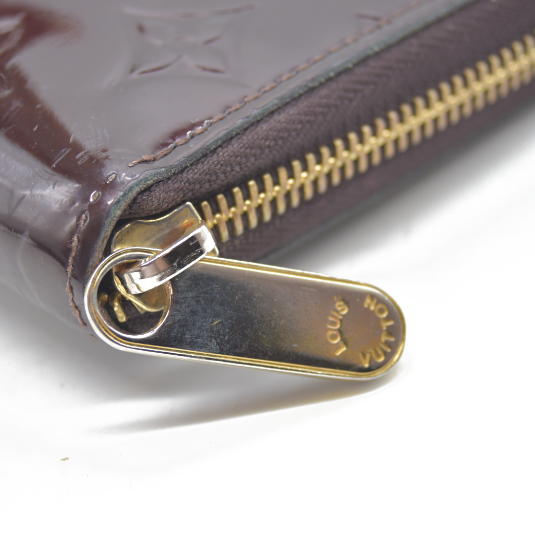 Louis Vuitton Monogram Vernis Leather Zippy Zip Around Long Wallet SP3161