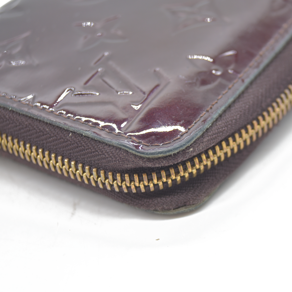 Louis Vuitton Monogram Vernis Leather Zippy Zip Around Long Wallet SP3161